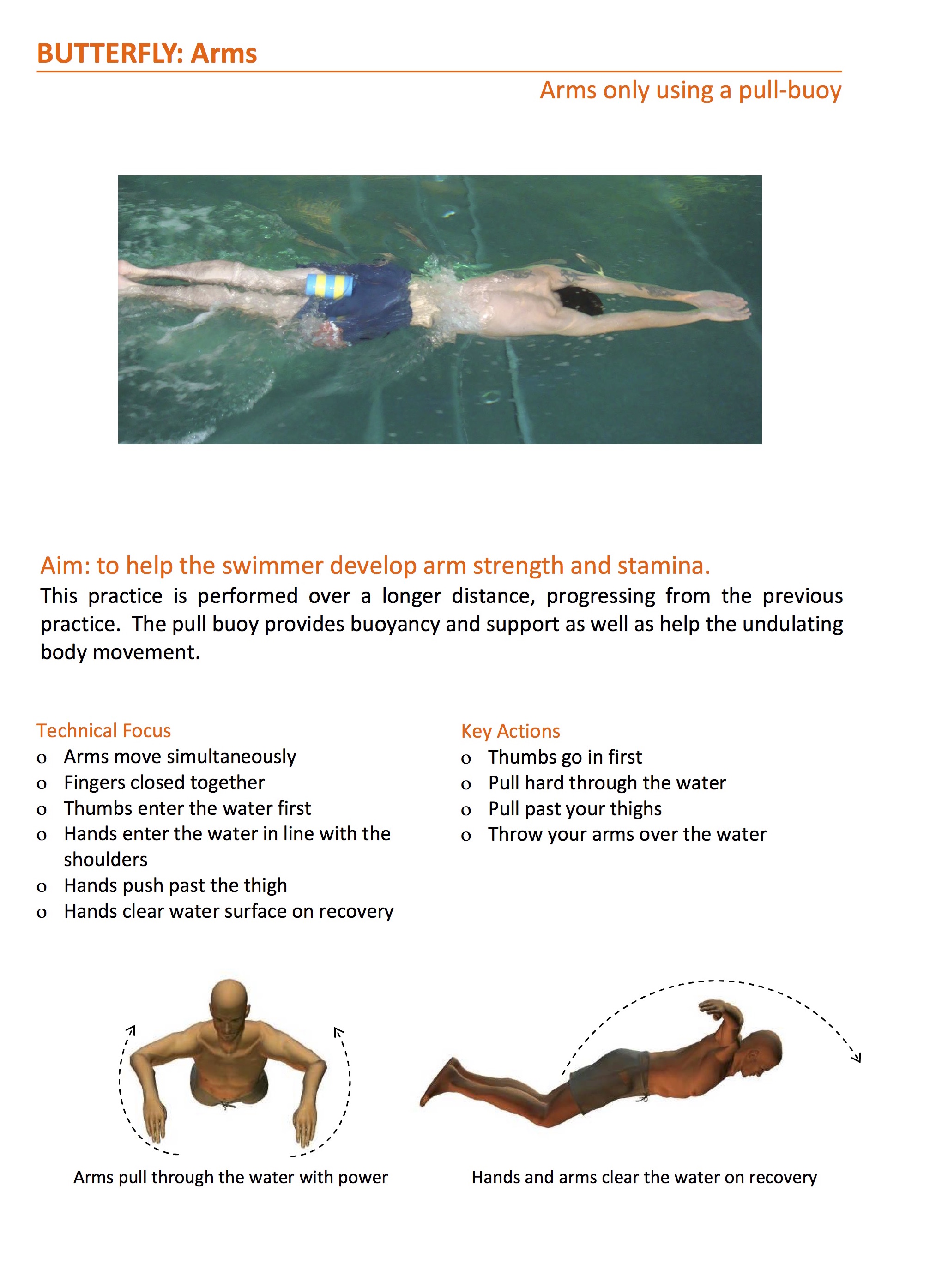 Easy Swimming Exercises to Improve Basic Swimming Techniques freestyle stroke diagram 